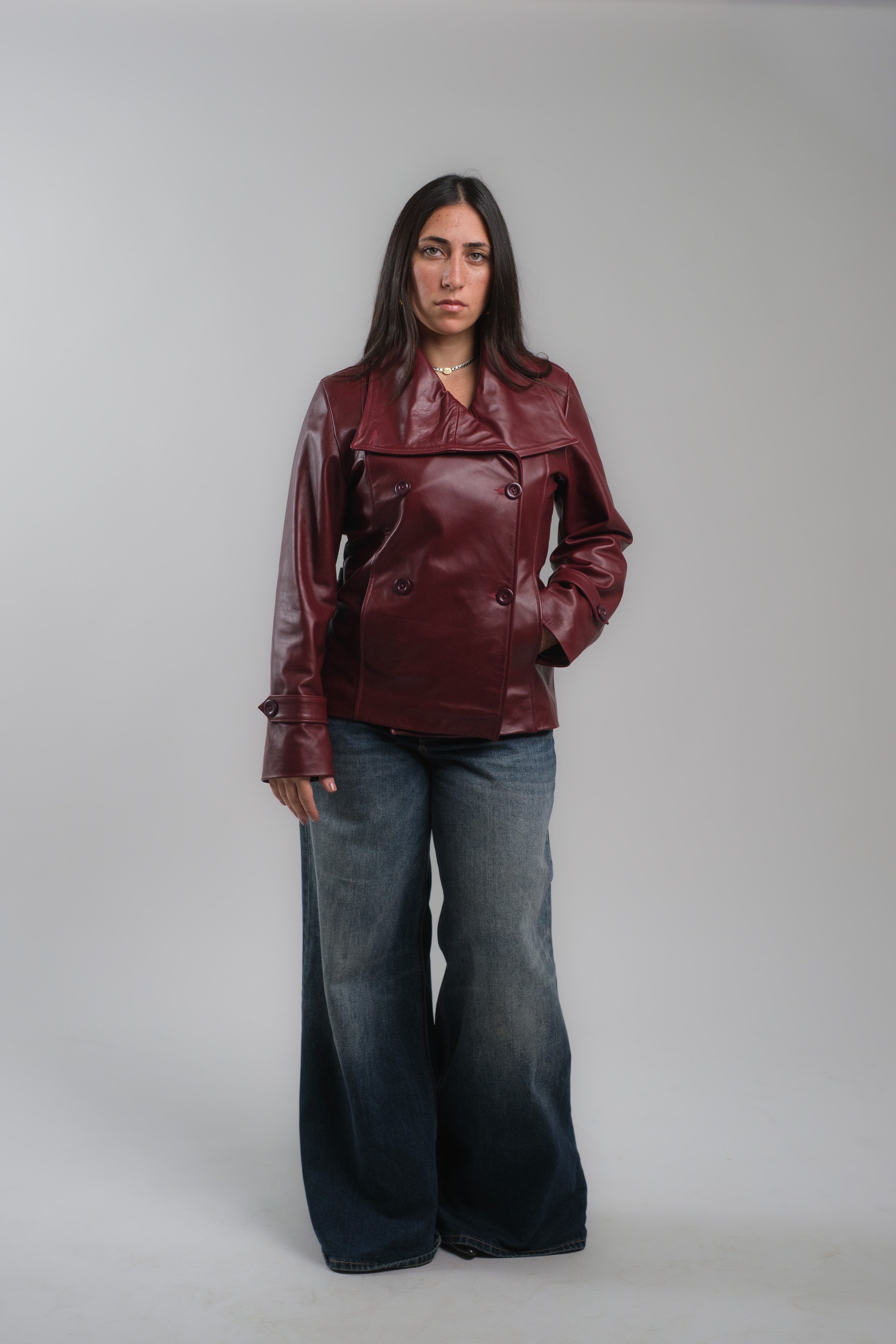 Double Breasted Short Coat